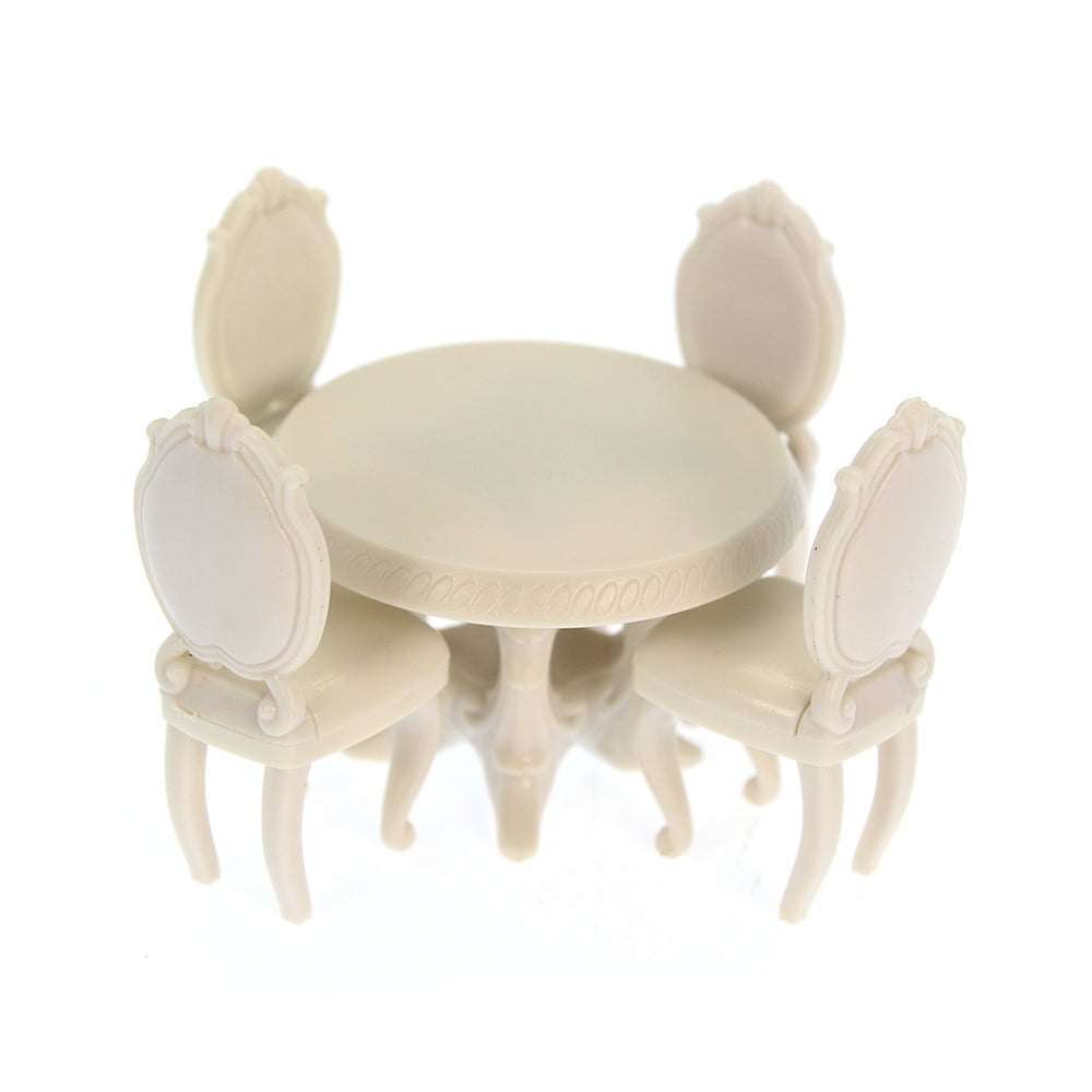 Miniature Round Dining Table 38Mm 5Pcs Ib