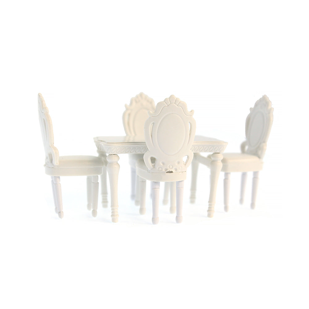 Miniature Square Dining Table 5Pcs Ib