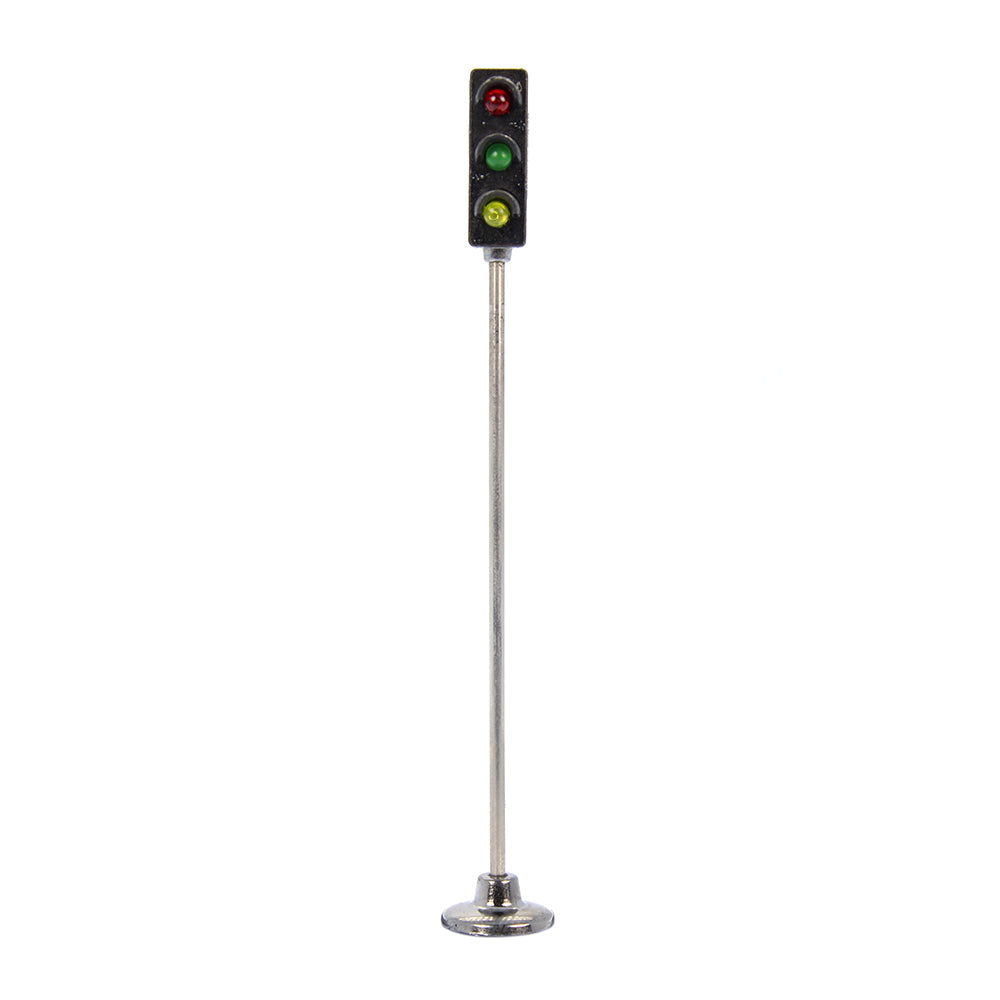 Miniature Square Metal Traffic Light Grey 110Mm 1Pc Ib