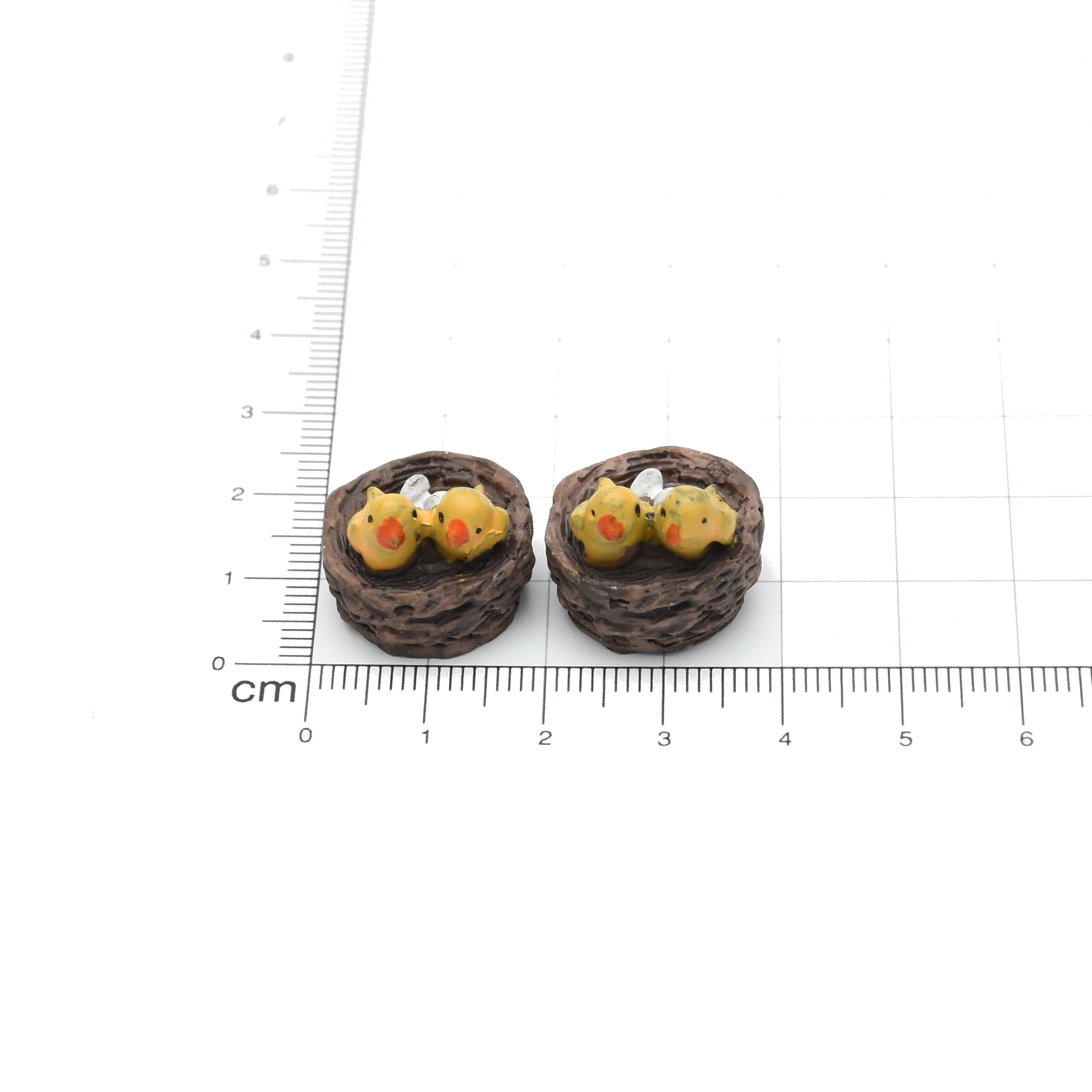 Miniatures Bird Nest 2Pc Ib