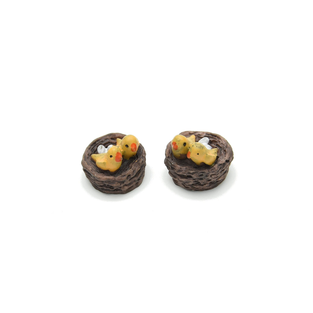 Miniatures Bird Nest 2Pc Ib