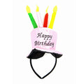Birthday Hat Hair Band With Candle Design - 1Pc