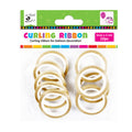 Curling Ribbon For Balloon Decoration 3Mm X 3Mtr Gold 10Pc Pbhc Ib