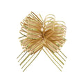 Organza Pull Bow Ribbon 5X125Cm Gold 1Pc Ib