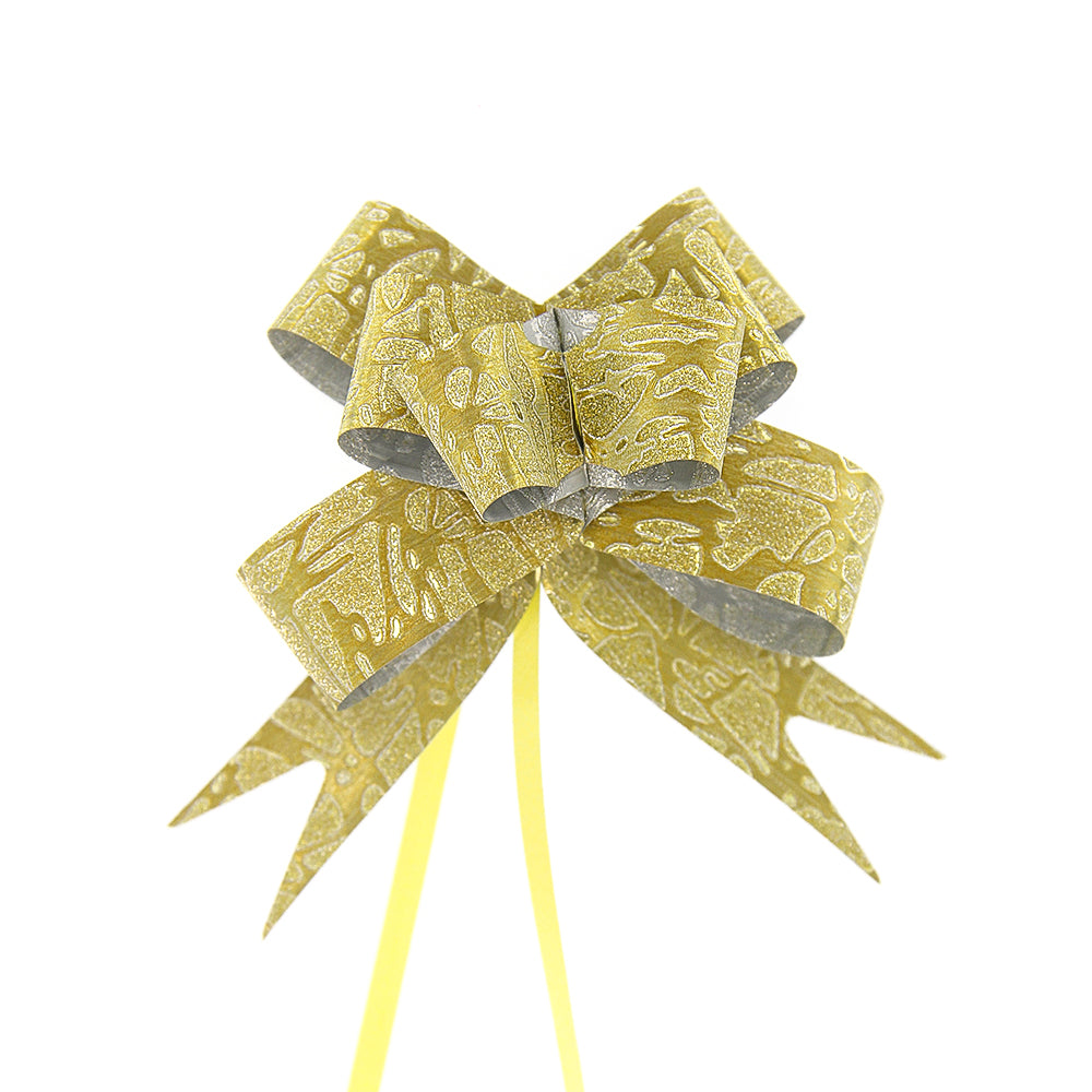 Pull Bow Ribbon Size-18 Gold 1Pc Ib