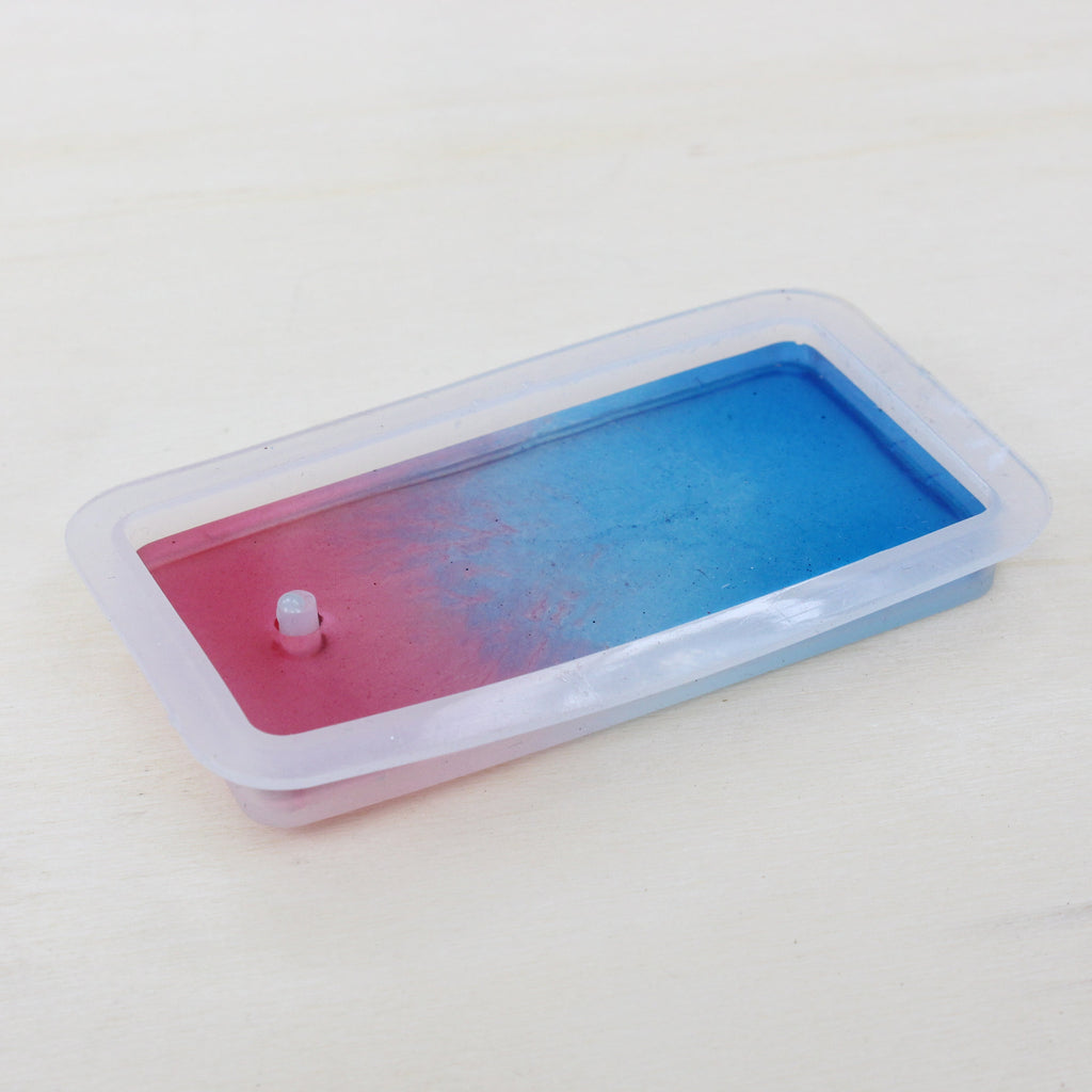 Resin Silicone Mould Rectangle 8cm X 4.5cm 1pc