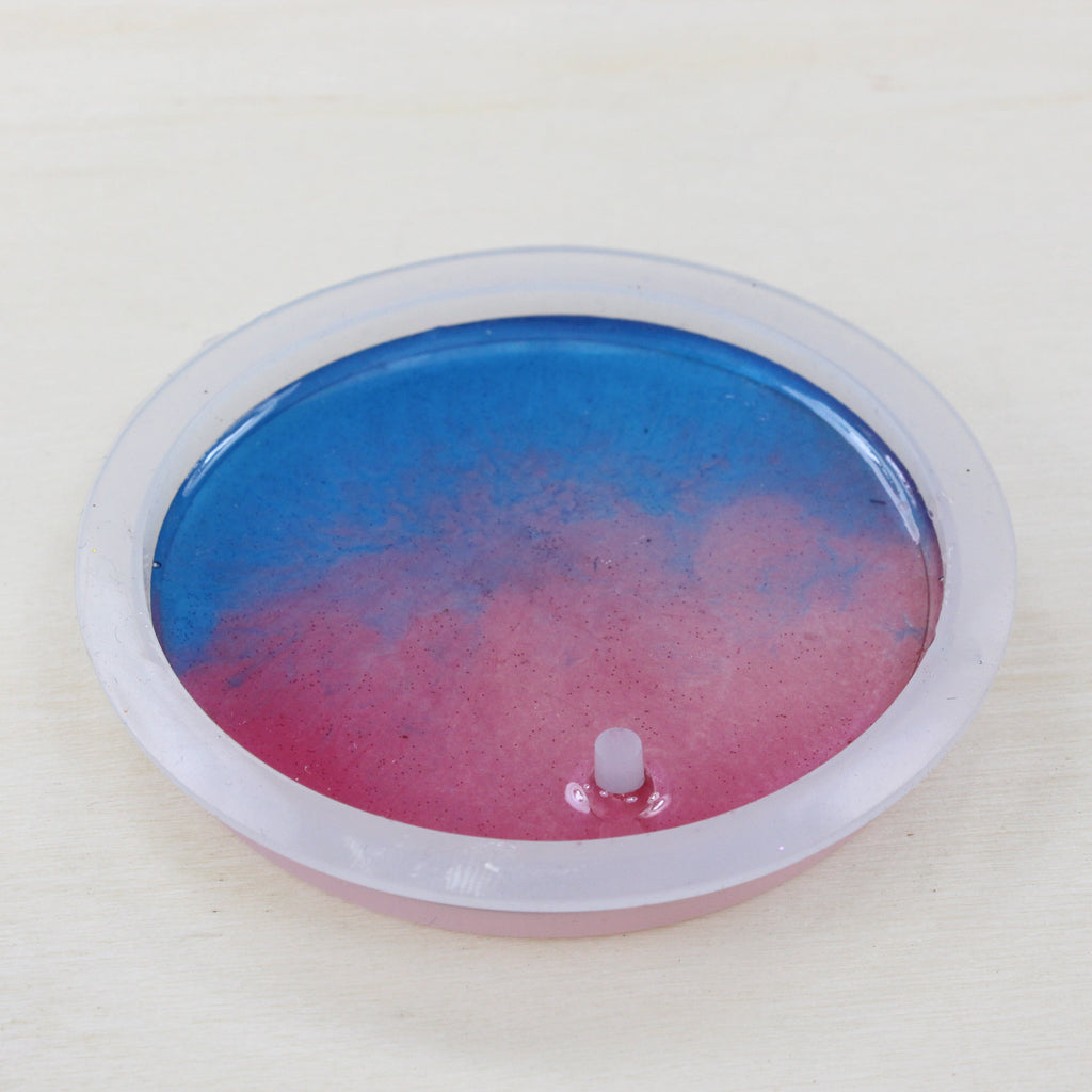 Resin Silicone Mould Round 7cm X 7cm 1pc