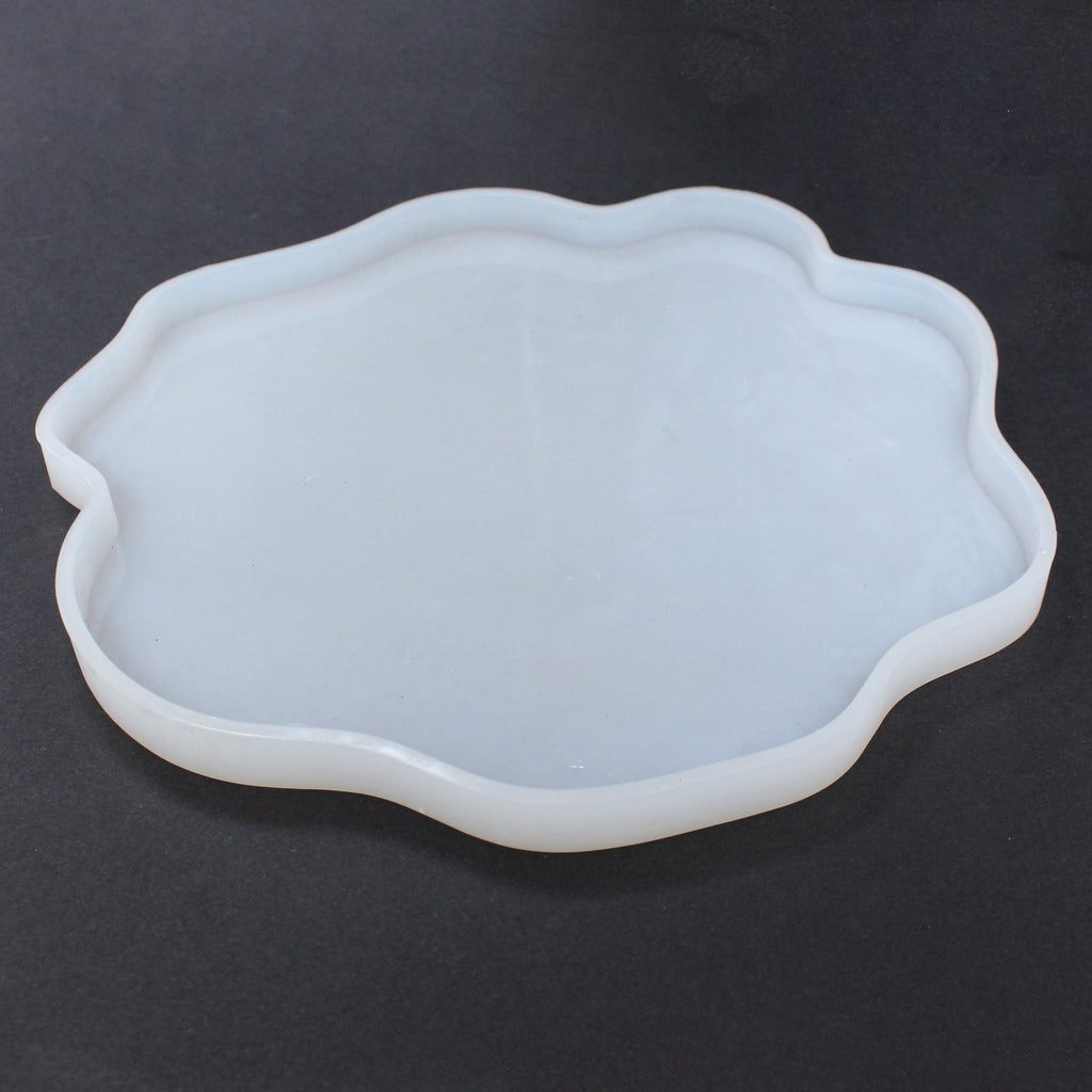 Resin Silicone Mould Ameoba 21cm X 20.5cm X 1.2cm 1pc