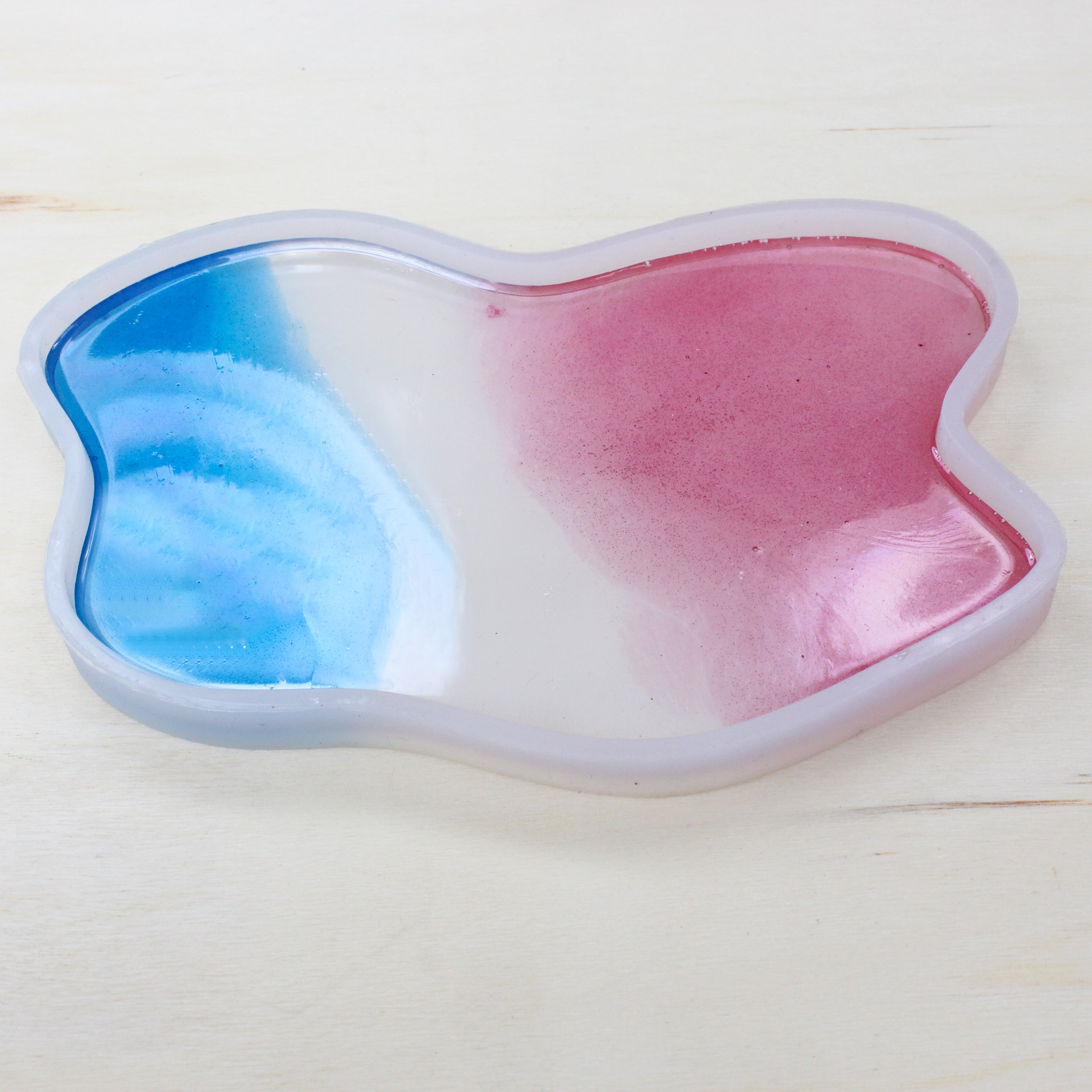 Resin Silicone Mould Whimsy Tub 14cm X 9.8cm X 1.2cm 1pc