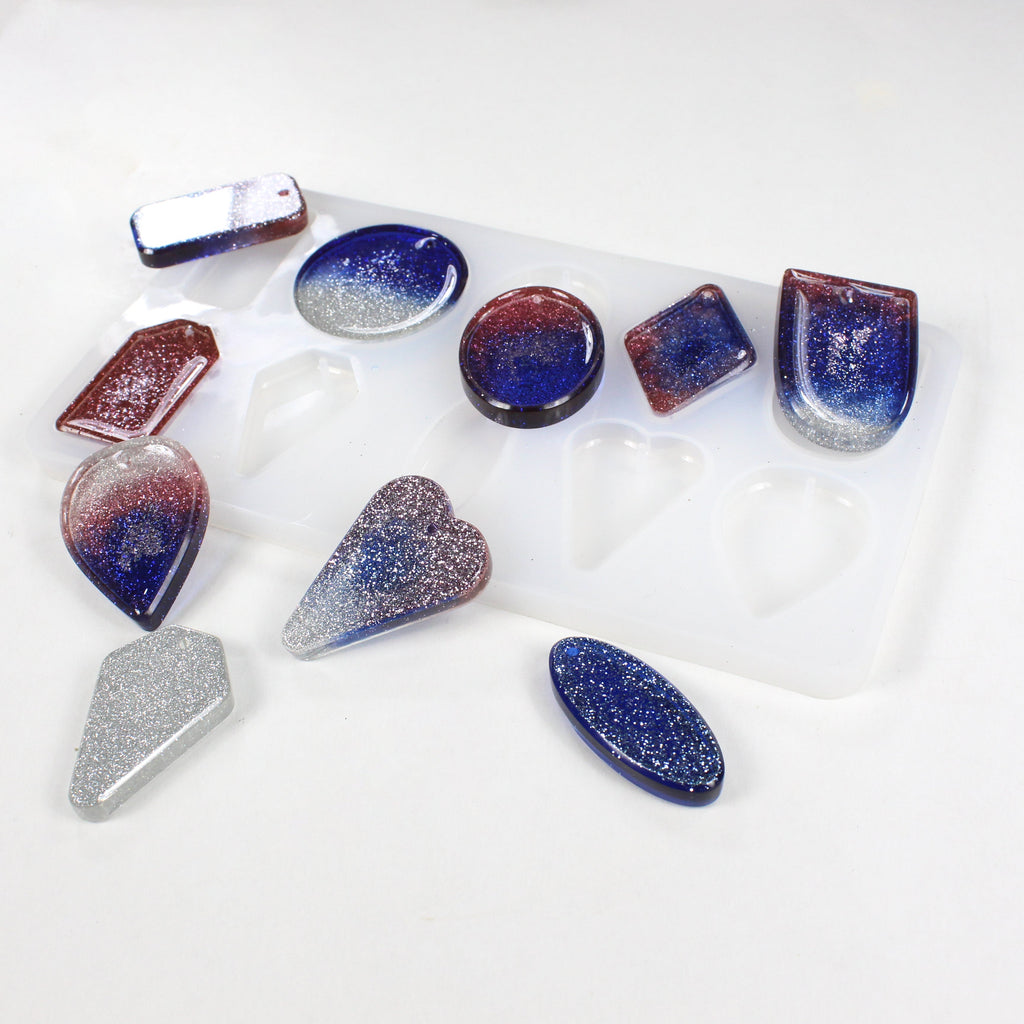 Diffuser Silicone Mould/Necklace Pendant Mould 17X9.3X0.3Cm 1Pc Ib