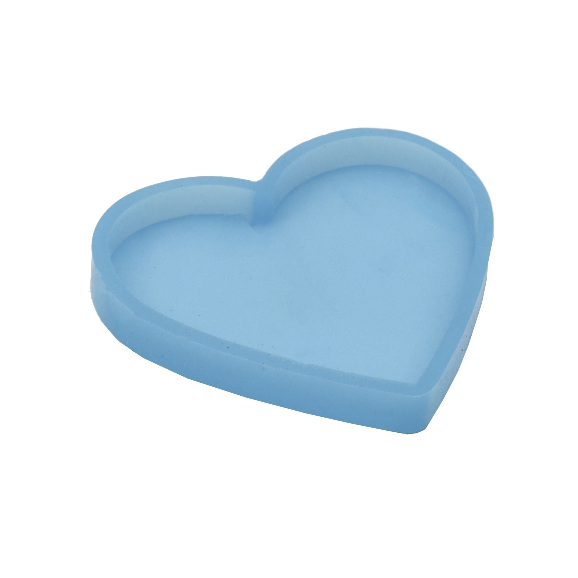 Silicone Mould Heart L-2.75 Inch W-3 Inch D-7.87Mm 1Pc