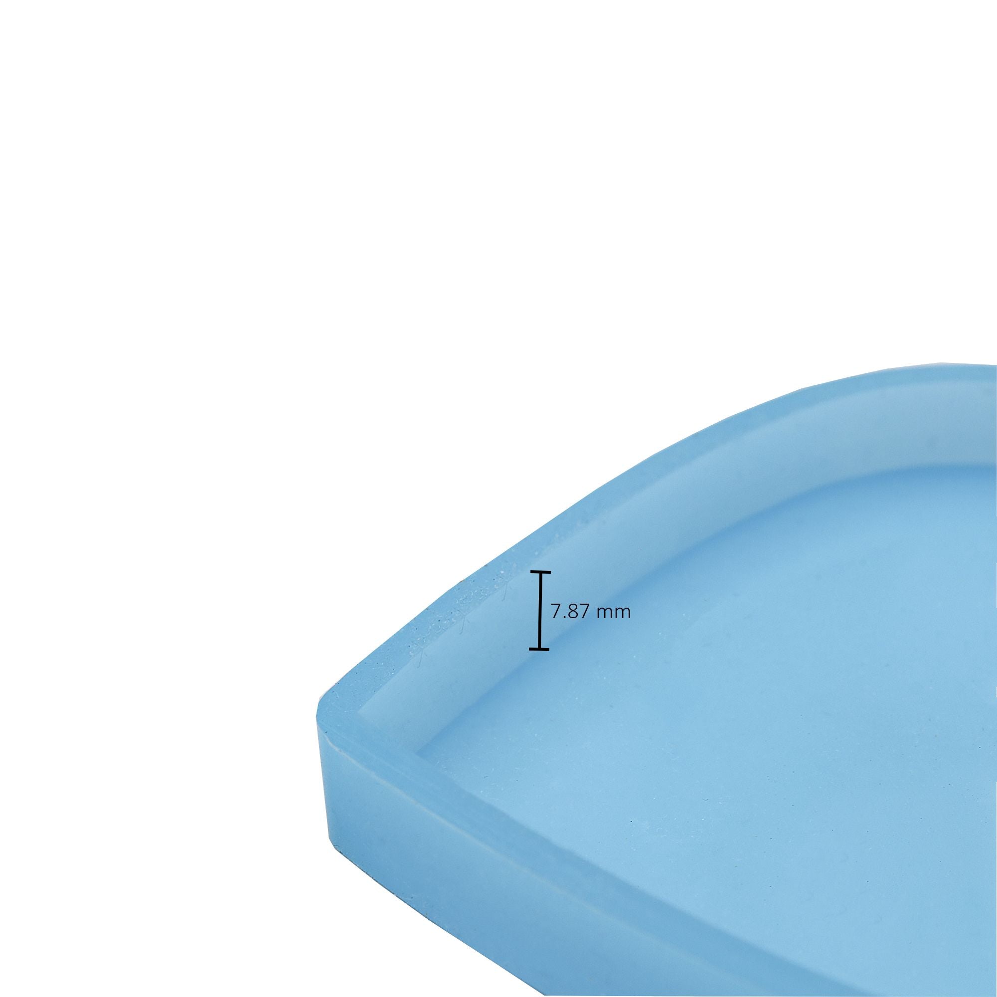 Silicone Mould Heart L-2.75 Inch W-3 Inch D-7.87Mm 1Pc