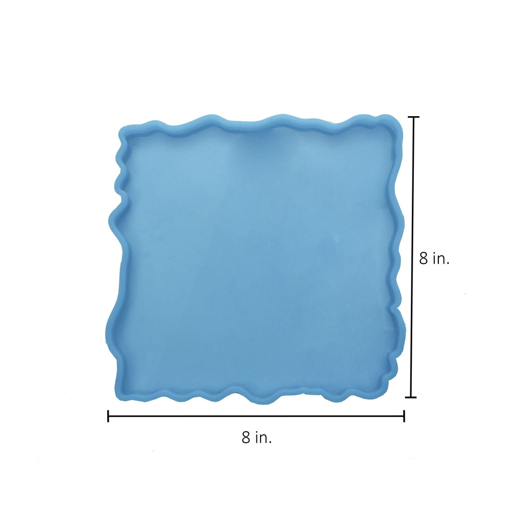 Silicone Mould Whimsy Square L-8 Inch W-8Inch D-10.16Mm 1Pc