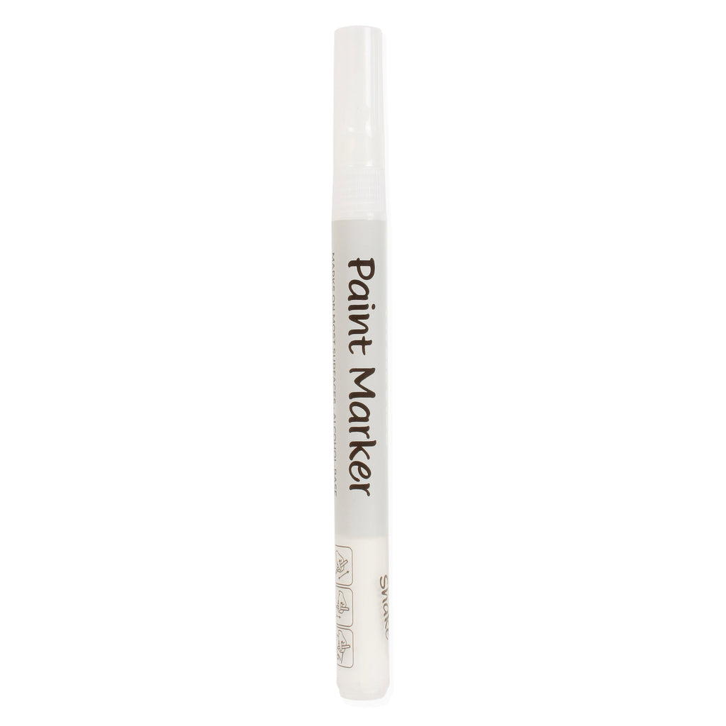 Metallic Paint Marker White 1.0Mm Tip 1Pc Ib