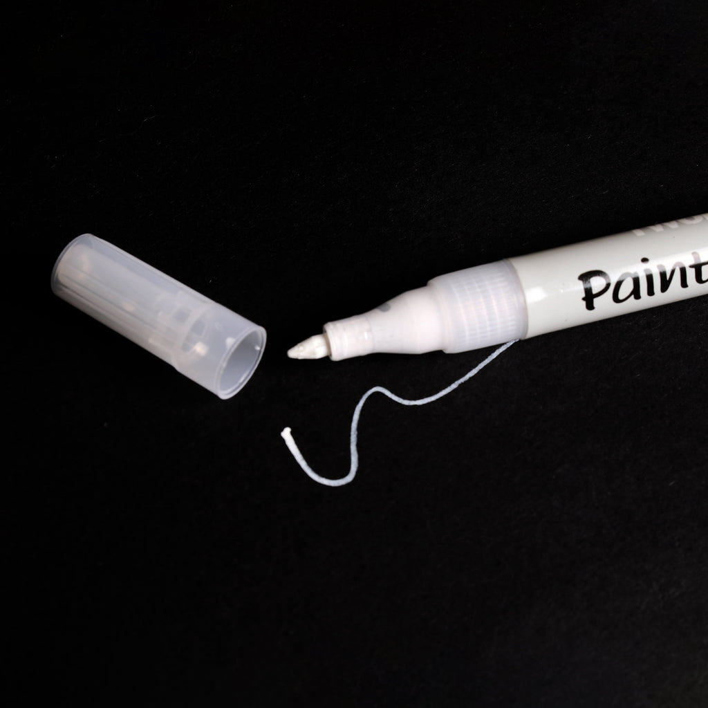 Metallic Paint Marker White 1.0Mm Tip 1Pc Ib