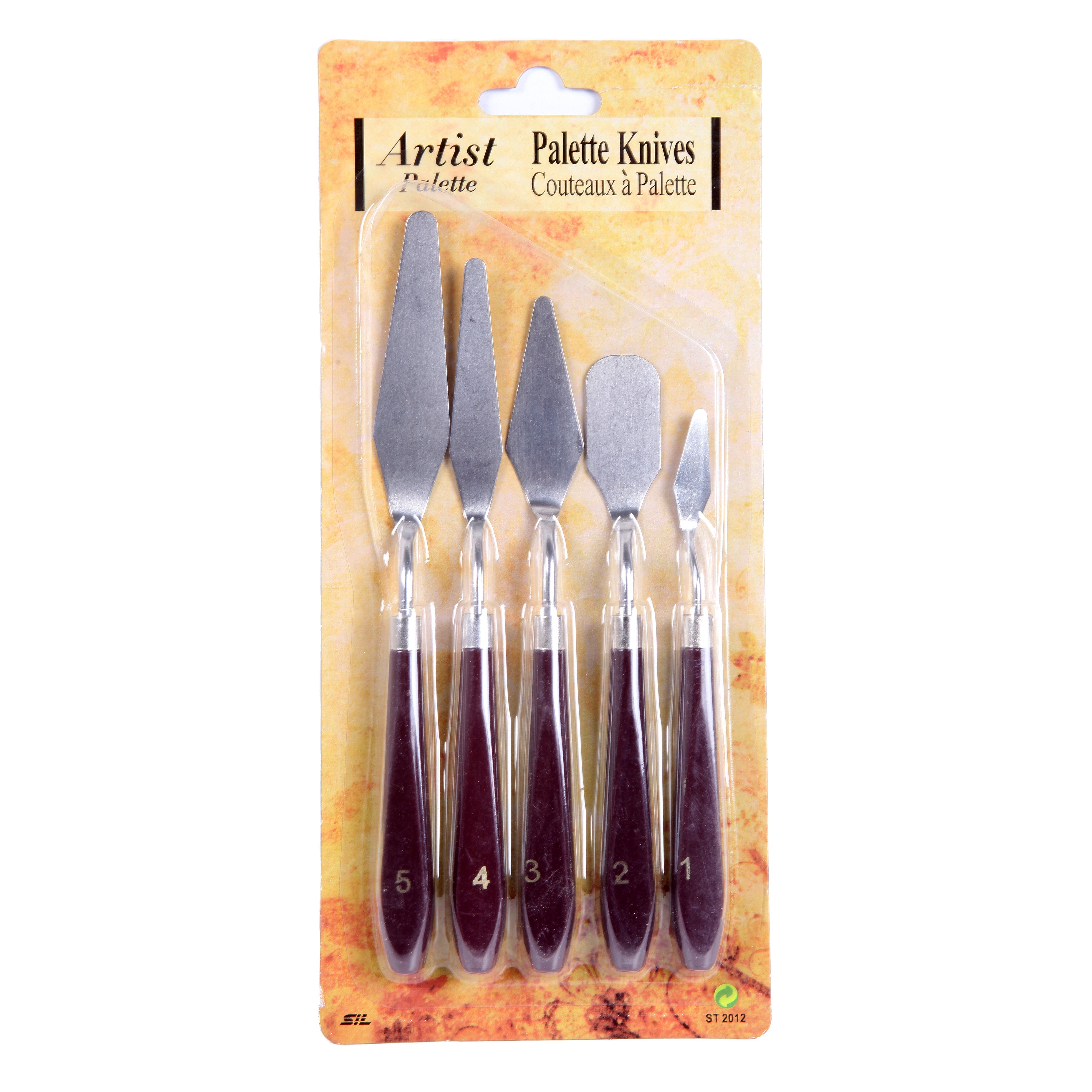 Artist Palette Knife 5Pc Blistter Ib