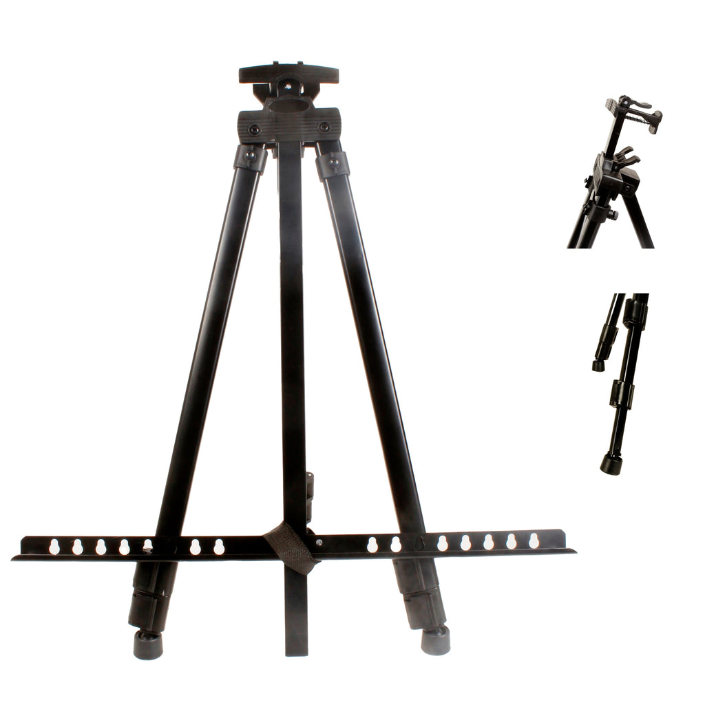Artist Tripod Steel Easel Lightweight Height Adjustable 1Feet To 5Feet 1Pc Pouch Ib