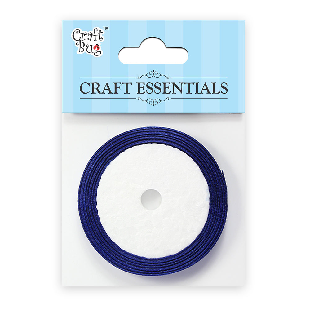 Satin Ribbons 6mm Royal Blue 9mtr