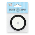 Satin Ribbons - 6mm Width - Black - 9mtr