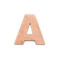 MDF Alphabet Upper Case A 2.5inch 2mm Thick 1pc