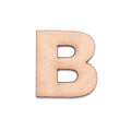 MDF Alphabet Upper Case B 2.5inch 2mm Thick 1pc