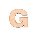 MDF Alphabet Upper Case G 2.5inch 2mm Thick 1pc