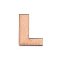 MDF Alphabet Upper Case L 2.5inch 2mm Thick 1pc