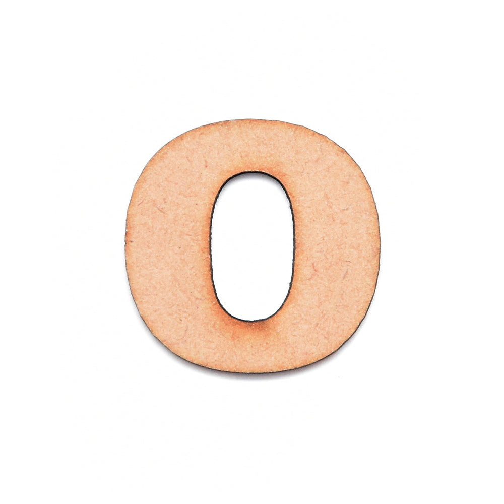 MDF Alphabet Upper Case O 2.5inch 2mm Thick 1pc