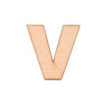 MDF Alphabet Upper Case V 2.5inch 2mm Thick 1pc