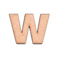 MDF Alphabet Upper Case W 2.5inch 2mm Thick 1pc