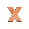 MDF Alphabet Upper Case X | 2.5inch | 2mm Thick - 1pc