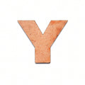 MDF Alphabet Upper Case Y 2.5inch 2mm Thick 1pc