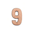 MDF Numerical 9 | 2.5 Inch | 2mm Thick - 1 pc