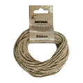 Itsy Bitsy Braided Round Jute Twine - Natural, 10m
