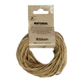 Itsy Bitsy Braided Flat Jute Twine - Natural - 5Ply, 10m