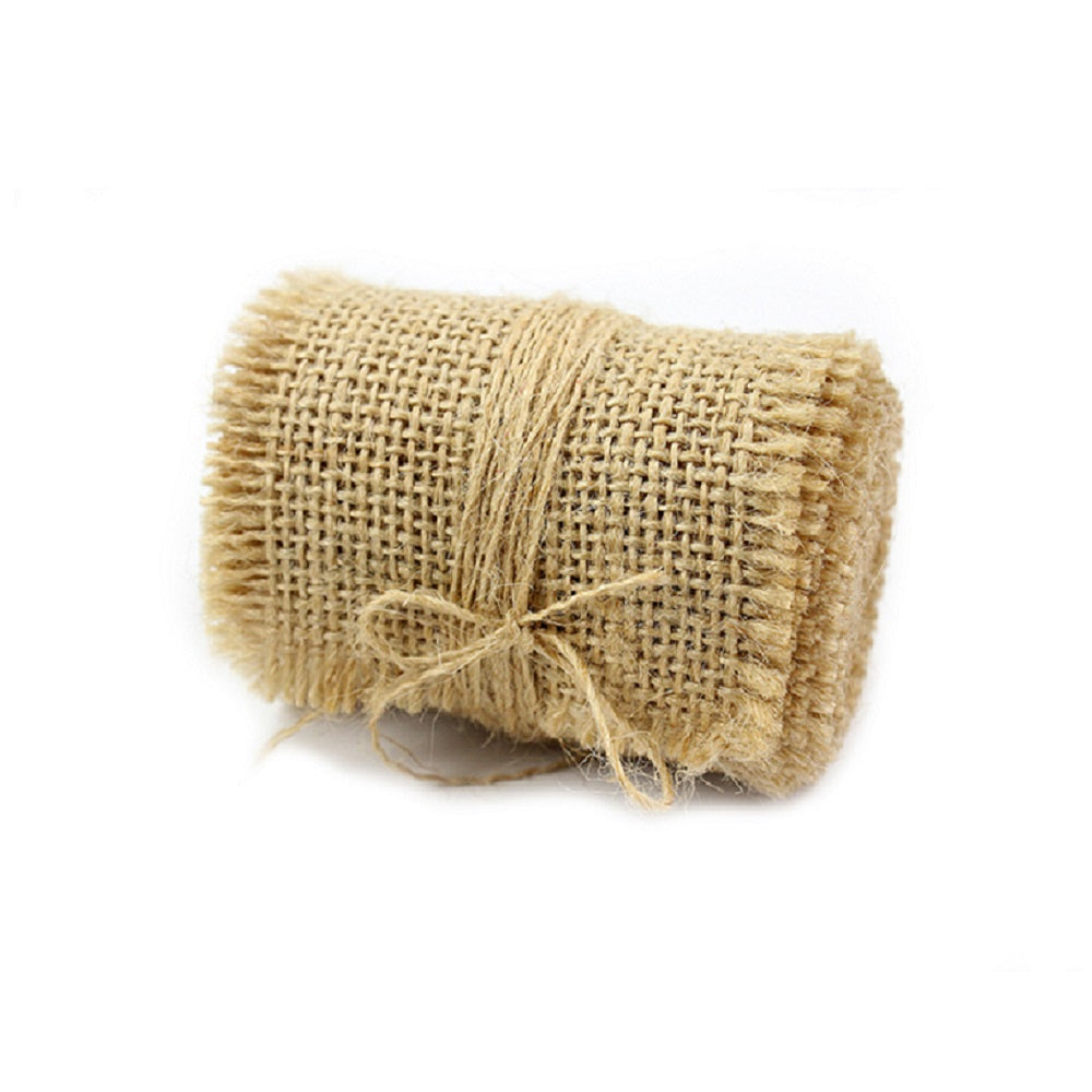 Itsy Bitsy Natural Burlap Roll 6 cm, 2m