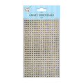 Self Adhesive Crystal Stones White 4Mm 27Strips 553Pc 1Pk