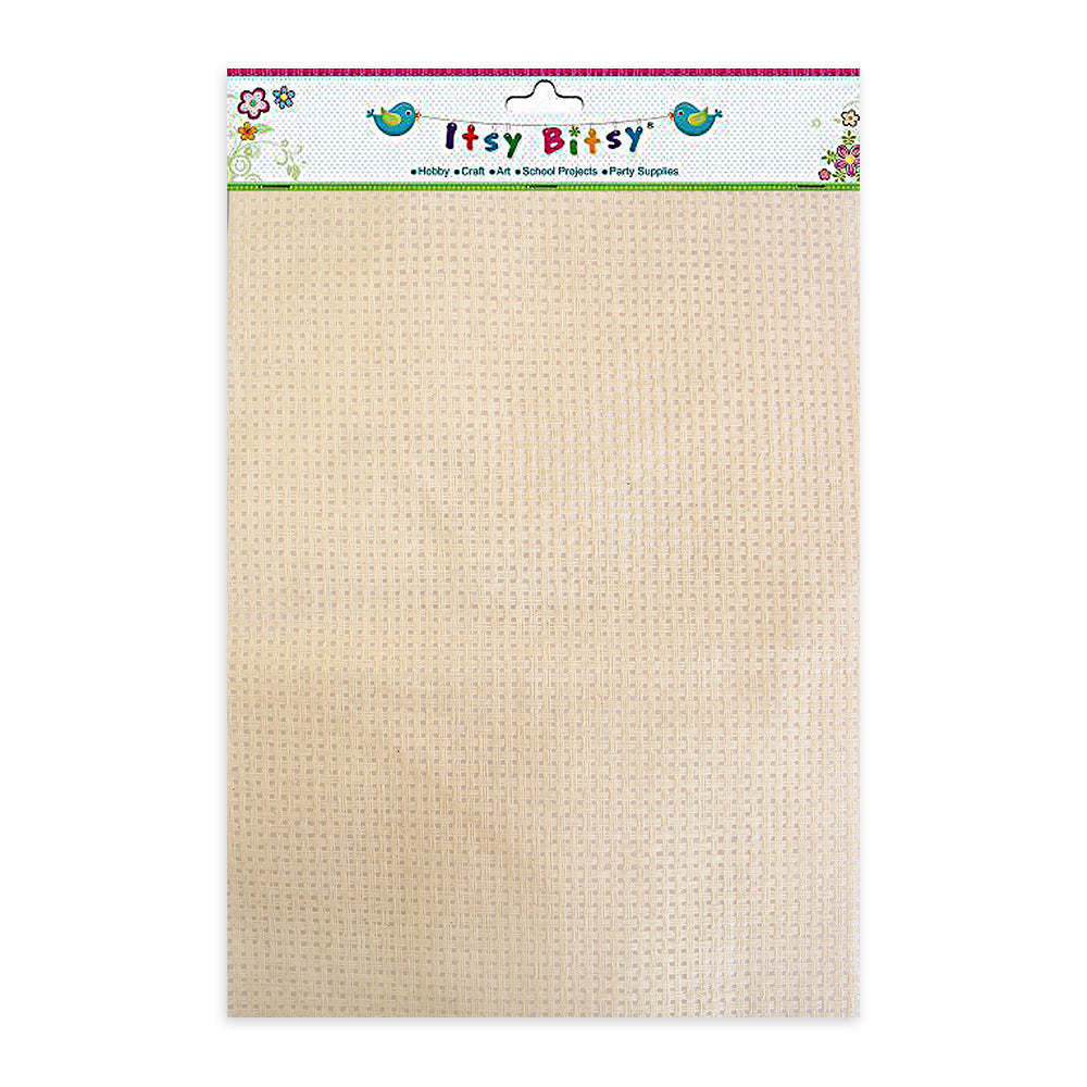 Aida Cross Stich Cloth (Matty Fabric) 16.5X12 inch 1No