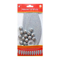 Itsy Bitsy Festive Glittery Silver Toran Kit