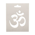 Chipboard Stencil - Om, 4 X 5 inch - 1Pk