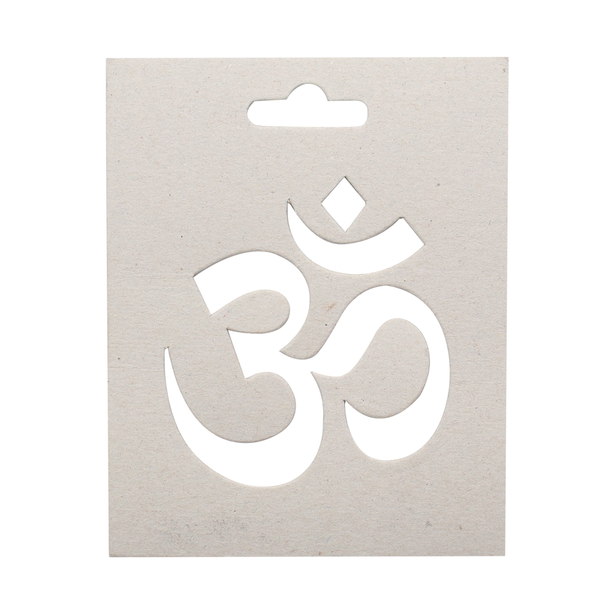 Chipboard Stencil - Om, 4 X 5 inch - 1Pk