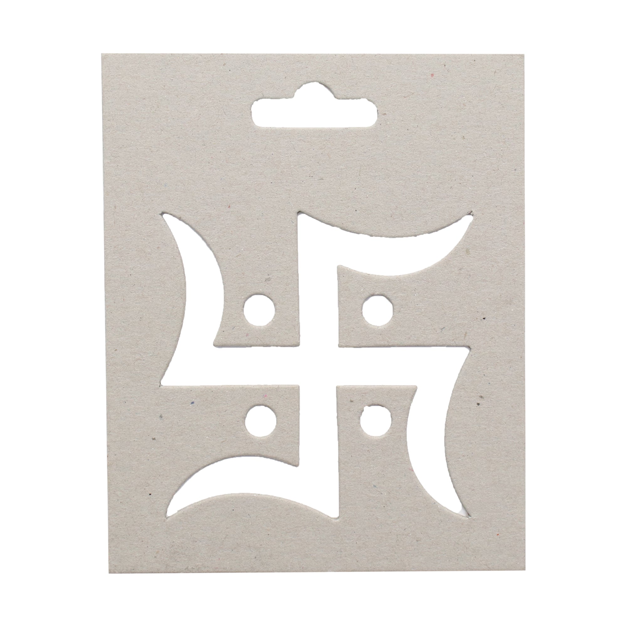 Chipboard Stencil - Swastik 4 X 5 inch, 1Pk