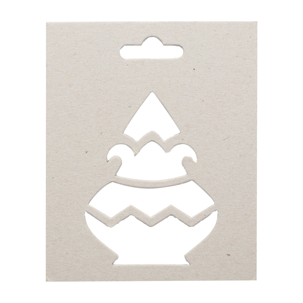 Chipboard Stencil - Kalasha 4 X 5 inch, 1Pk