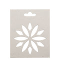 Chipboard Stencil- Blooming Sunflower, 4 X 5 inch 1Pk