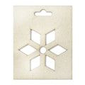 Chipboard Stencils Diamond Petals- 4 X 7Inch, 1 Piece