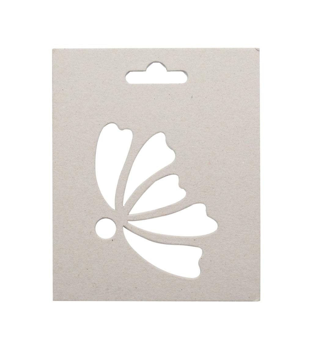 Chipboard Stencil - Champa 4 X 5 inch