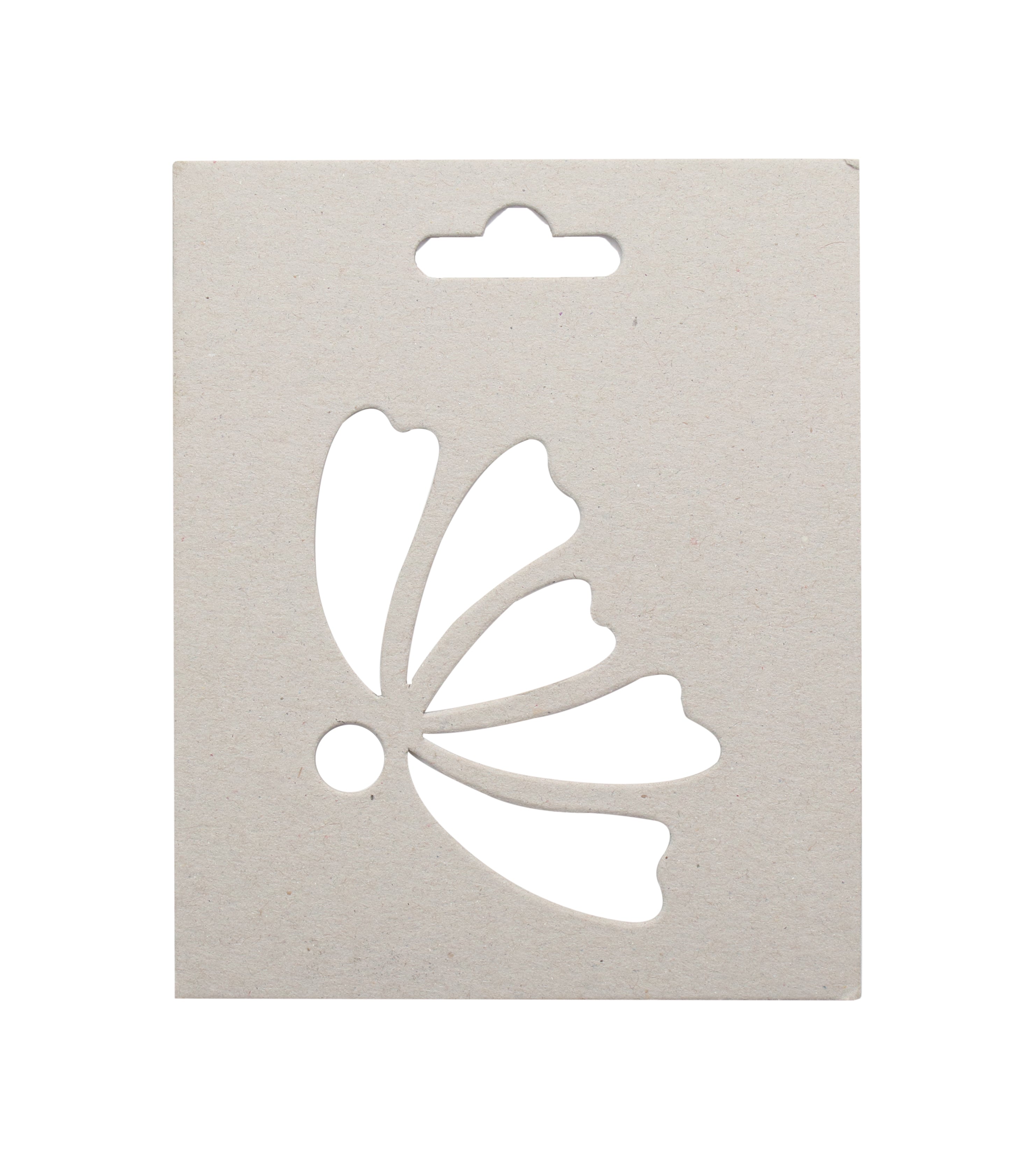 Chipboard Stencil - Champa 4 X 5 inch