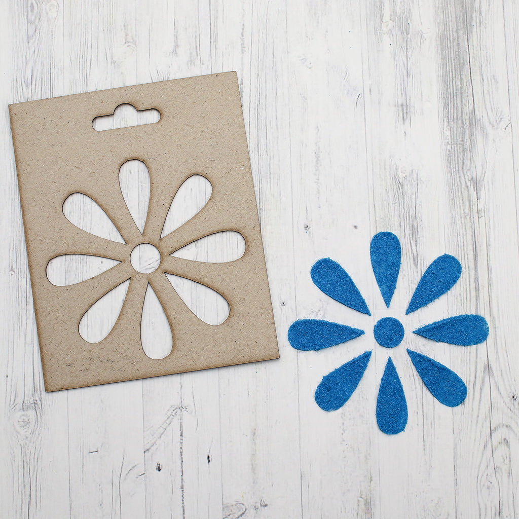 Chipboard Stencil - Daisy 4 X 5 inch