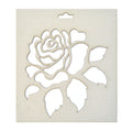 Chipboard Stencil Wild Rose- 4 X 7Inch, 1 Piece