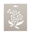 Chipboard Stencil - Chicory Flowers 6 X 7 inch